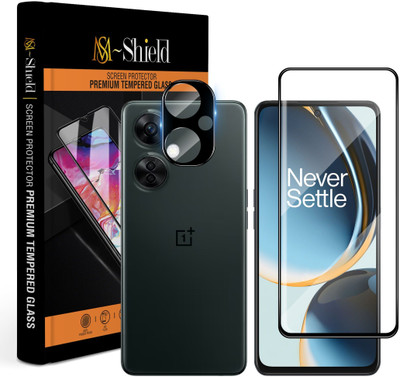 MS-Shield Edge To Edge Tempered Glass for OnePlus Nord CE 3 Lite 5G, With Camera Lens Protector(Pack of 1)