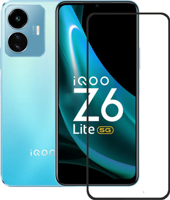 AKSHUD Tempered Glass Guard for iQOO Z6 Lite 5G(Pack of 1)