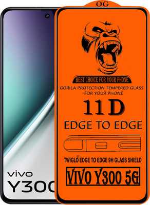 TWIGLO Edge To Edge Tempered Glass for VIVO Y300 5G(Pack of 1)