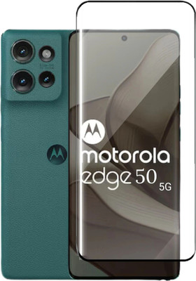 KWINE CASE Edge To Edge Tempered Glass for Motorola Edge 50(Pack of 1)