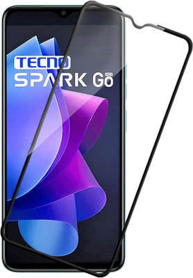 HUPSHY Edge To Edge Tempered Glass for Tecno Spark Go 2023(Pack of 1)