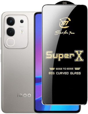 SM Styles Edge To Edge Tempered Glass for IQOO Z10x 5g(Pack of 1)
