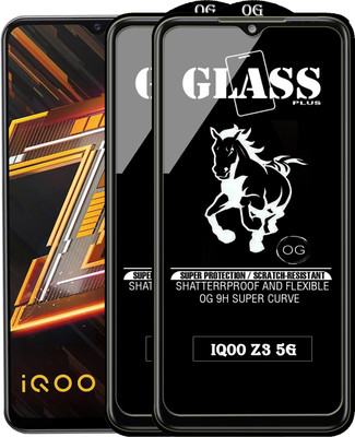 PFOAM Edge To Edge Tempered Glass for IQ00 Z3 5G(Pack of 2)