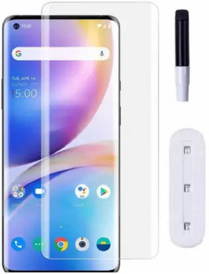 Sarju Edge To Edge Tempered Glass for OnePlus 8 Pro(Pack of 1)