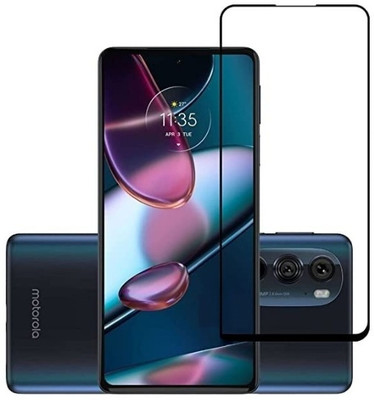 9H Edge To Edge Tempered Glass for Motorola Moto Edge 30 Pro 5G-With Edge To Edge Coverage And Easy Installation Kit For Smartphone(Pack of 1)