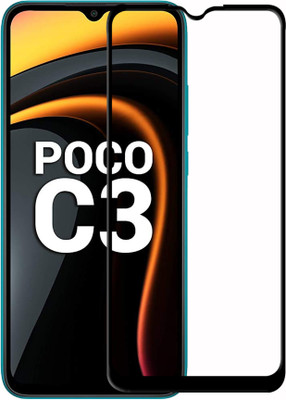 Flipkart SmartBuy Edge To Edge Tempered Glass for POCO C3(Pack of 1)