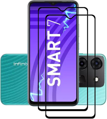 HQ Protection Edge To Edge Tempered Glass for Infinix Smart 7(Pack of 1)