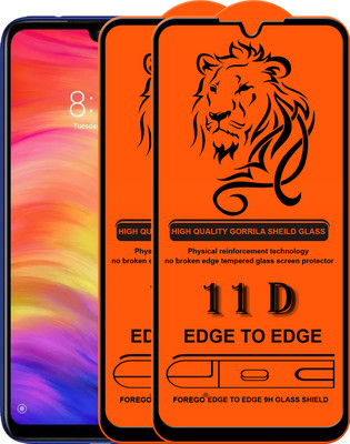 Forego Edge To Edge Tempered Glass for Redmi Note 7 Pro(Pack of 2)