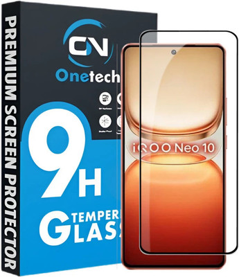 OneTech Edge To Edge Tempered Glass for Iqoo Neo 10 5G Screen Protector(Pack of 1)