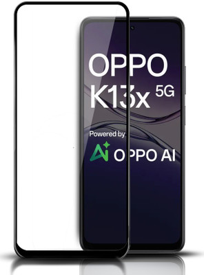 HUPSHY Edge To Edge Tempered Glass for OPPO K13x 5G(Pack of 1)