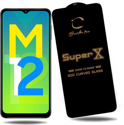 REDDWARF Edge To Edge Tempered Glass for SAMSUNG Galaxy M12(Pack of 1)