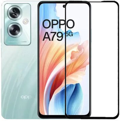 ojucase Edge To Edge Tempered Glass for Oppo A79 5G(Pack of 1)
