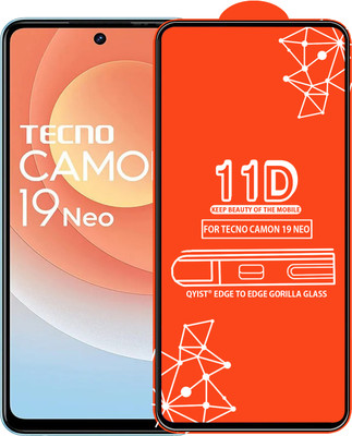 Qyist Edge To Edge Tempered Glass for Tecno Camon 19 Neo(Pack of 1)