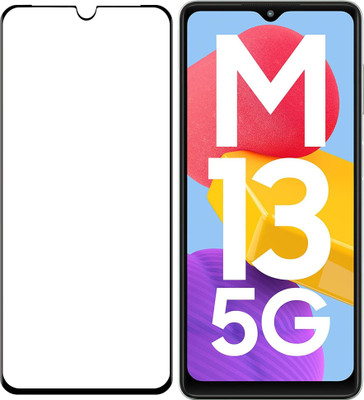 Vatsin Edge To Edge Tempered Glass for Samsung Galaxy M13 5G(Pack of 1)
