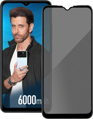HUPSHY Edge To Edge Tempered Glass for itel P40(Pack of 1)
