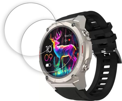 MUTAALI Tempered Glass Guard for Ciberer Beyond 3 1.43 inch smart watch(Pack of 2)
