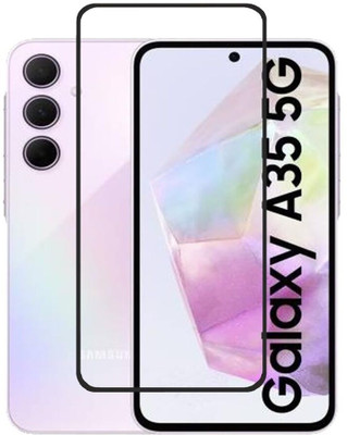 1DOLLAR Edge To Edge Tempered Glass for Samsung Galaxy A35 5G [Full Glue 3D](Pack of 1)
