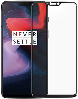 raians Edge To Edge Tempered Glass for OnePlus 6(Pack of 2)