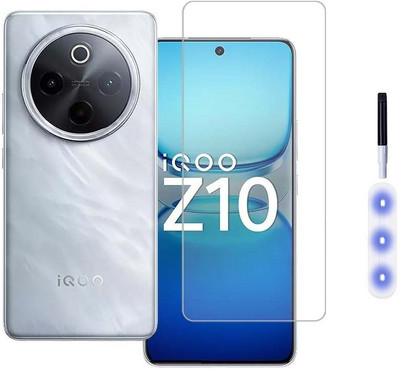 Mersal Edge To Edge Tempered Glass for IQOO Z10 5G, UV Curved Screen Protector with Easy Installation Kit(Pack of 1)