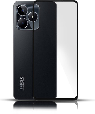 GLOBAL NOMAD Edge To Edge Tempered Glass for realme Narzo N53(Pack of 1)