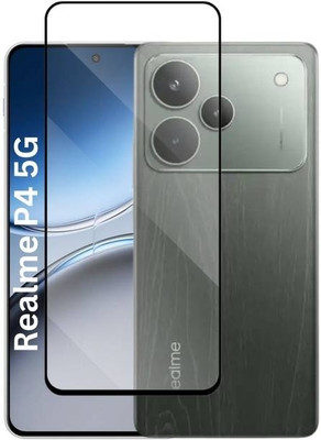 BRENZZ Edge To Edge Tempered Glass for REALME P4 5G, realme P4 5G(Pack of 1)