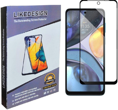 welldesign Edge To Edge Tempered Glass for Moto g22, MOTOROLA MOTO G22, Motorola g22(Pack of 1)