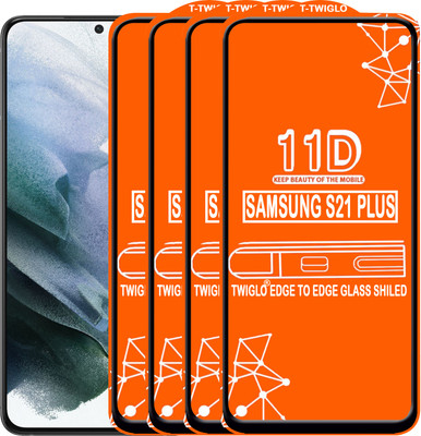 TWIGLO Edge To Edge Tempered Glass for SAMSUNG S21 PLUS(Pack of 4)