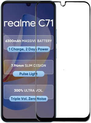 SNMART Edge To Edge Tempered Glass for Realme C71(Pack of 1)