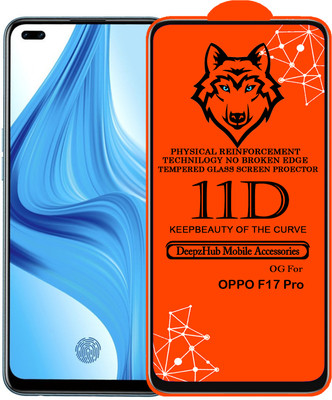 DeepzHub Edge To Edge Tempered Glass for OPPO F17 Pro(Pack of 1)