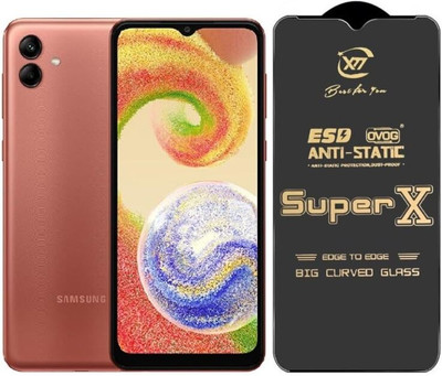 ROYALBASE Edge To Edge Tempered Glass for Samsung Galaxy A04(Pack of 1)