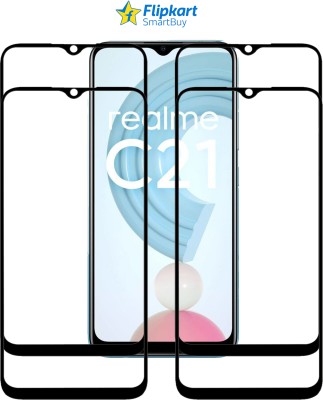 Flipkart SmartBuy Edge To Edge Tempered Glass for REALME C21(Pack of 4)