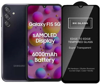 A-Allin1 Edge To Edge Tempered Glass for Samsung Galaxy F15 5G(Pack of 1)