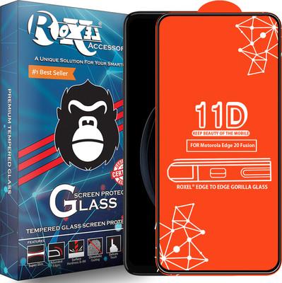Roxel Edge To Edge Tempered Glass for Motorola Edge 20 Fusion(Pack of 1)