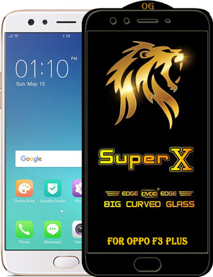 PFOAM Edge To Edge Tempered Glass for OPPO F3 PLUS(Pack of 1)