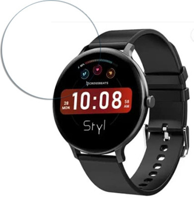 ARBAN Edge To Edge Tempered Glass for CrossBeats Orbit STYL 1.39 inch SMARTWATCH SCREEN GUARD(Pack of 1)