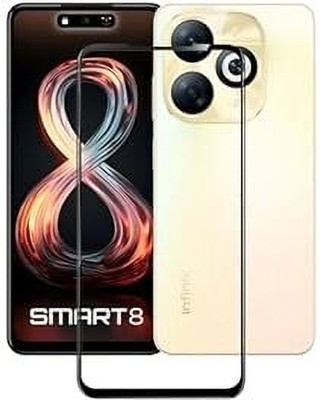 ROYALBASE Edge To Edge Tempered Glass for Infinix Smart 8 Plus(Pack of 1)