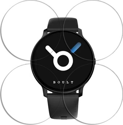 SOMTONE Edge To Edge Tempered Glass for Boult Cosmic R 1.3 inch SMARTWATCH SCREEN GUARD(Pack of 4)