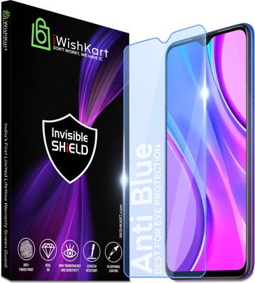 iWishKart Edge To Edge Tempered Glass for Poco C61 5G, Poco C61, AntBlu_Pk1, Military grade Edge to Edge gorilla glass(Pack of 1)