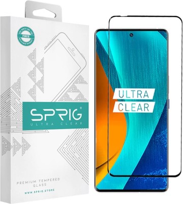 Sprig Edge To Edge Tempered Glass for VIVO V27 PRO 5G, Vivo V27 Pro, V27 Pro(Pack of 1)