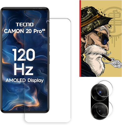 ARBAN Tempered Glass Guard for TECNO Camon 20s Pro 5G Tempered Glass Screen Protector | Anti-Scratch | Edge to Edge Full Coverage | 9H Hardness ( 1 FRONT SCREEN GUARD + 1 CAMERA LENS PROTECTOR + 1 FREE BACK EMBOSSED SKIN001 )(Pack of 1) ARBAN Tempered Glass Guard for TECNO Camon 20s Pro 5G Tempered Glass Screen Protector | Anti-Scratch | Edge to Edge Full Coverage | 9H Hardness ( 1 FRONT SCREEN GUARD + 1 CAMERA LENS PROTECTOR + 1 FREE BACK EMBOSSED SKIN001 )(Pack of 1)
