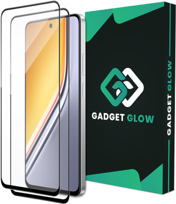 Gadget Glow Edge To Edge Tempered Glass for Realme P3x 5G, Realme P3x, P3x(Pack of 2)