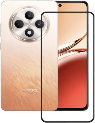 BRENZZ Edge To Edge Tempered Glass for Oppo Reno12 F, OPPO Reno12 F(Pack of 1)