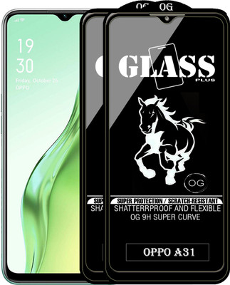 PFOAM Edge To Edge Tempered Glass for OPPO A31(Pack of 2)