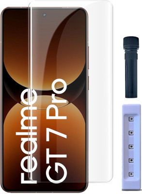 OneTech Edge To Edge Tempered Glass for Realme GT 7 Pro 5G 9H Hardness, Advanced UV HD+ Screen Protector(Pack of 1) OneTech Edge To Edge Tempered Glass for Realme GT 7 Pro 5G 9H Hardness, Advanced UV HD+ Screen Protector(Pack of 1)
