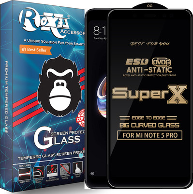 Roxel Edge To Edge Tempered Glass for Mi Redmi Note 5 Pro(Pack of 1)