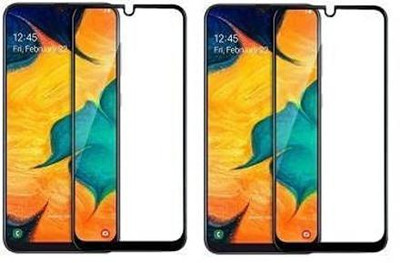 spaziogold Edge To Edge Tempered Glass for Samsung Galaxy A30(Pack of 2)
