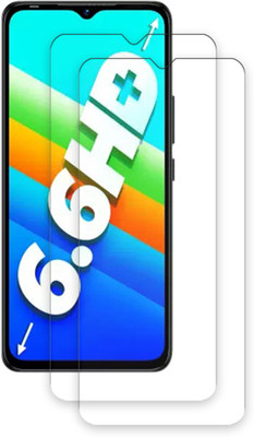 ARBAN Edge To Edge Tempered Glass for Infinix Smart 6 HD TEMPERED GUARD FRONTP2(Pack of 2)