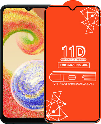 Qyist Edge To Edge Tempered Glass for SAMSUNG GALAXY A04(Pack of 1)