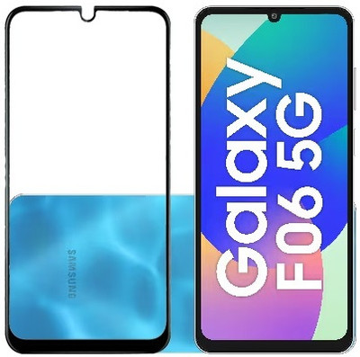 AARERED Edge To Edge Tempered Glass for SAMSUNG Galaxy F06 5G, SAMSUNG Galaxy F06, Samsung F06, Samsung F06 5G(Pack of 1)