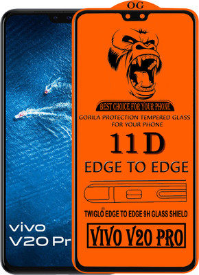 TWIGLO Edge To Edge Tempered Glass for VIVO V20 PRO(Pack of 1)